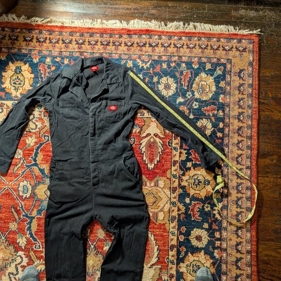 Dickie's Coveralls, Black button up, sz S, 98% cotton - Picture 12 of 12